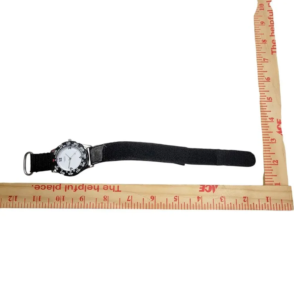 Caravelle by Bulova Mens Sport Tachymeter Watch 45A00 White Dial Quartz